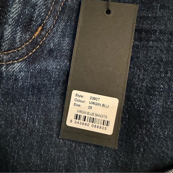 ONE TEASPOON Bandits High Waisted Jean Denim Shorts - Picture 7 of 7